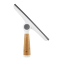Handheld Window & Glass Squeegee with Bamboo Handle